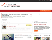 Tablet Screenshot of apartmentforsalephilippines.com